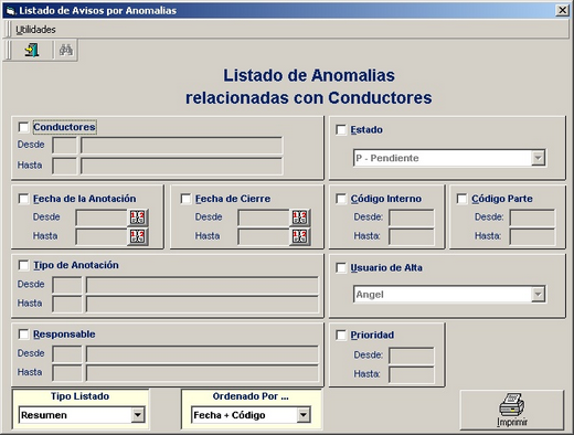 Listado Anomalias Conductores